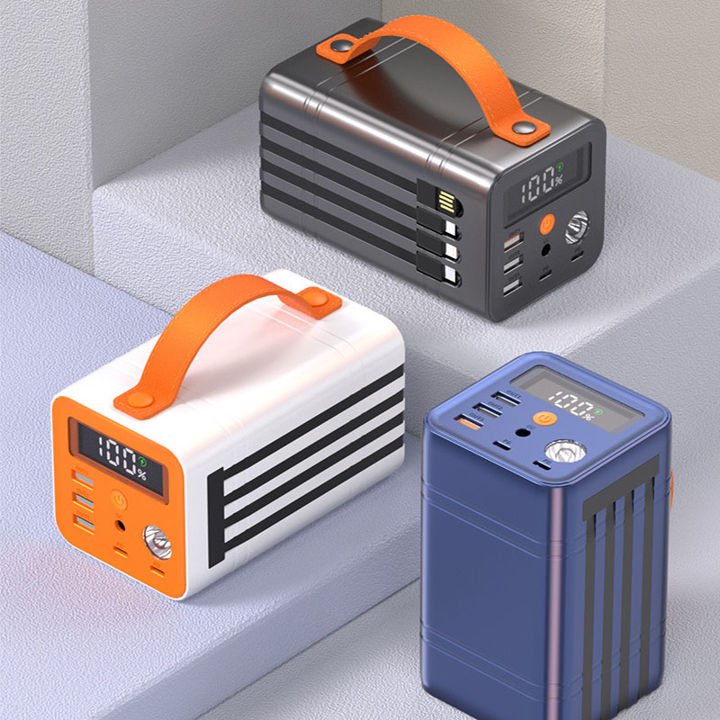 Vente en gros 60000mah 100w Portable Power Station 110v / 220v Ac Portable Engergy System Avec Usb 220v Power Bank Power Banks 