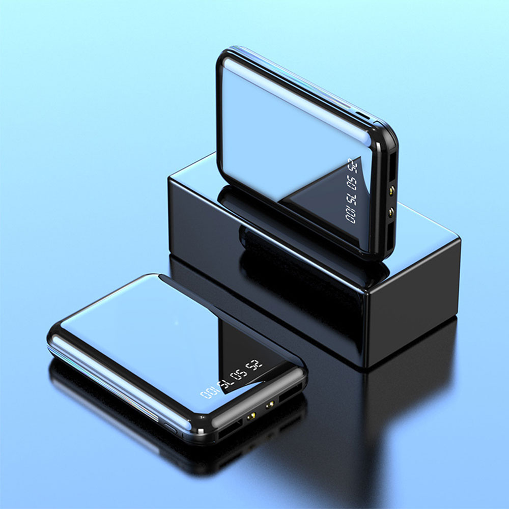 2021 Nouveautés Mini Mobile Dual Usb Power Banks Chargeur Portable Type-c Power Bank 