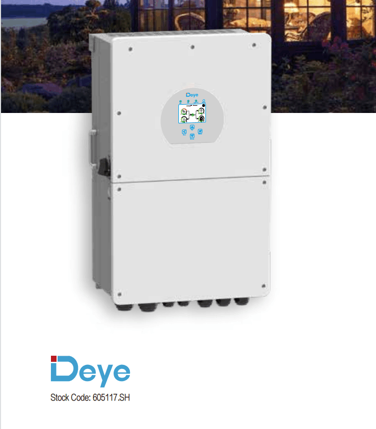 onduleur hybride deye 8kw 10kw 12kw