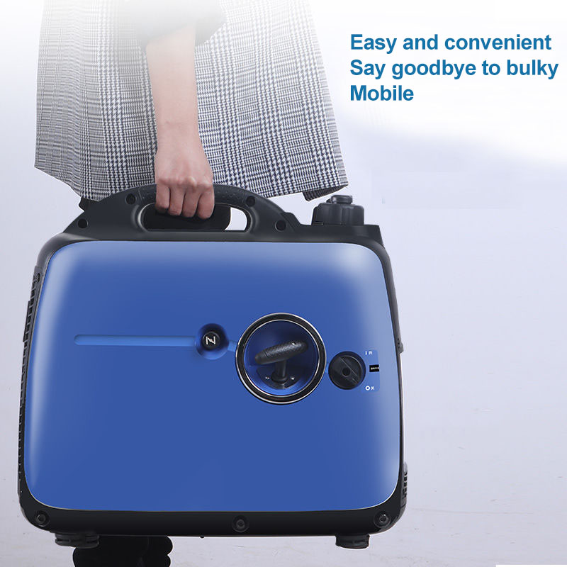 Générateur de conversion de fréquence d'essence domestique silencieux RV 2/3kW petit générateur d'essence portable extérieur 220v