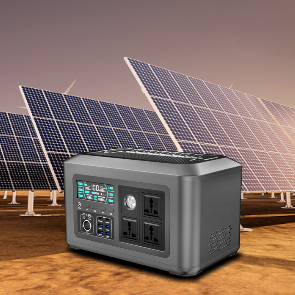 Alimentation électrique extérieure de stockage d'énergie solaire Lifepo4 de centrale solaire du générateur 1000w