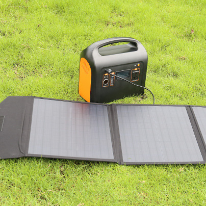 Support de station de charge batterie externe système d'alimentation solaire batterie de stockage d'énergie 500w centrale électrique avec panneaux solaires
