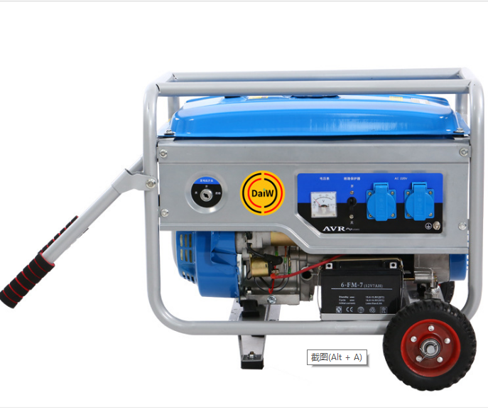 Générateur de gaz muet à fréquence variable à usage domestique de petite taille adapté aux besoins du client pour 3/5/8/10kw 
