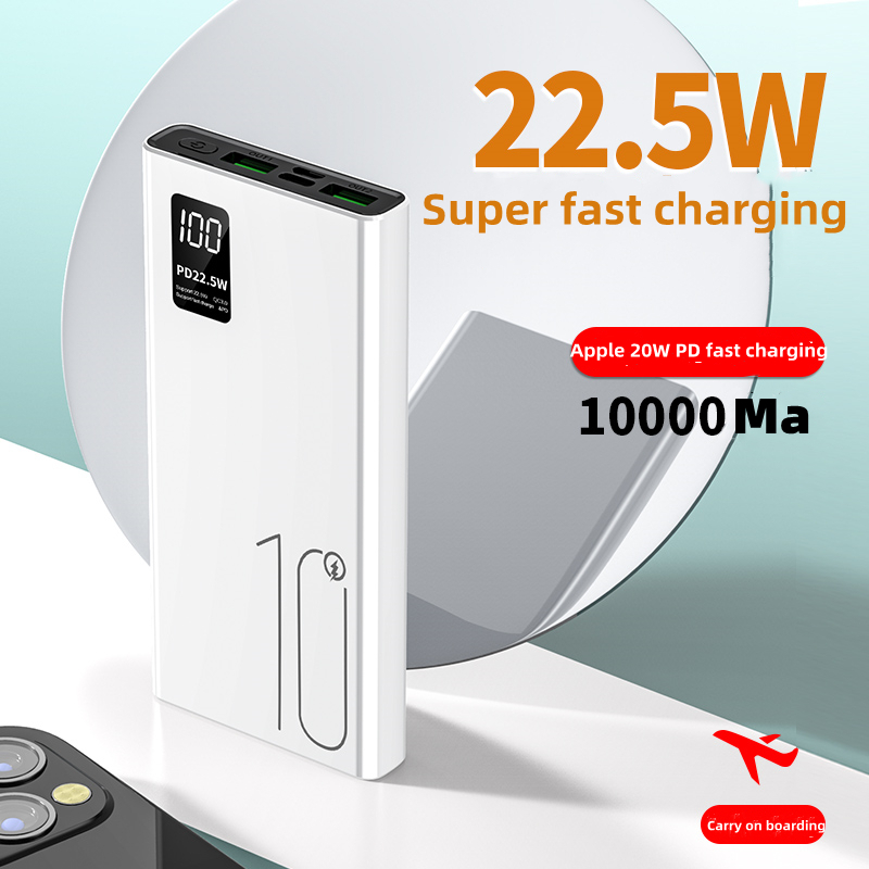 Mini Power Bank 10000mah Type C Dual Output Pd Phone Charger Power Bank