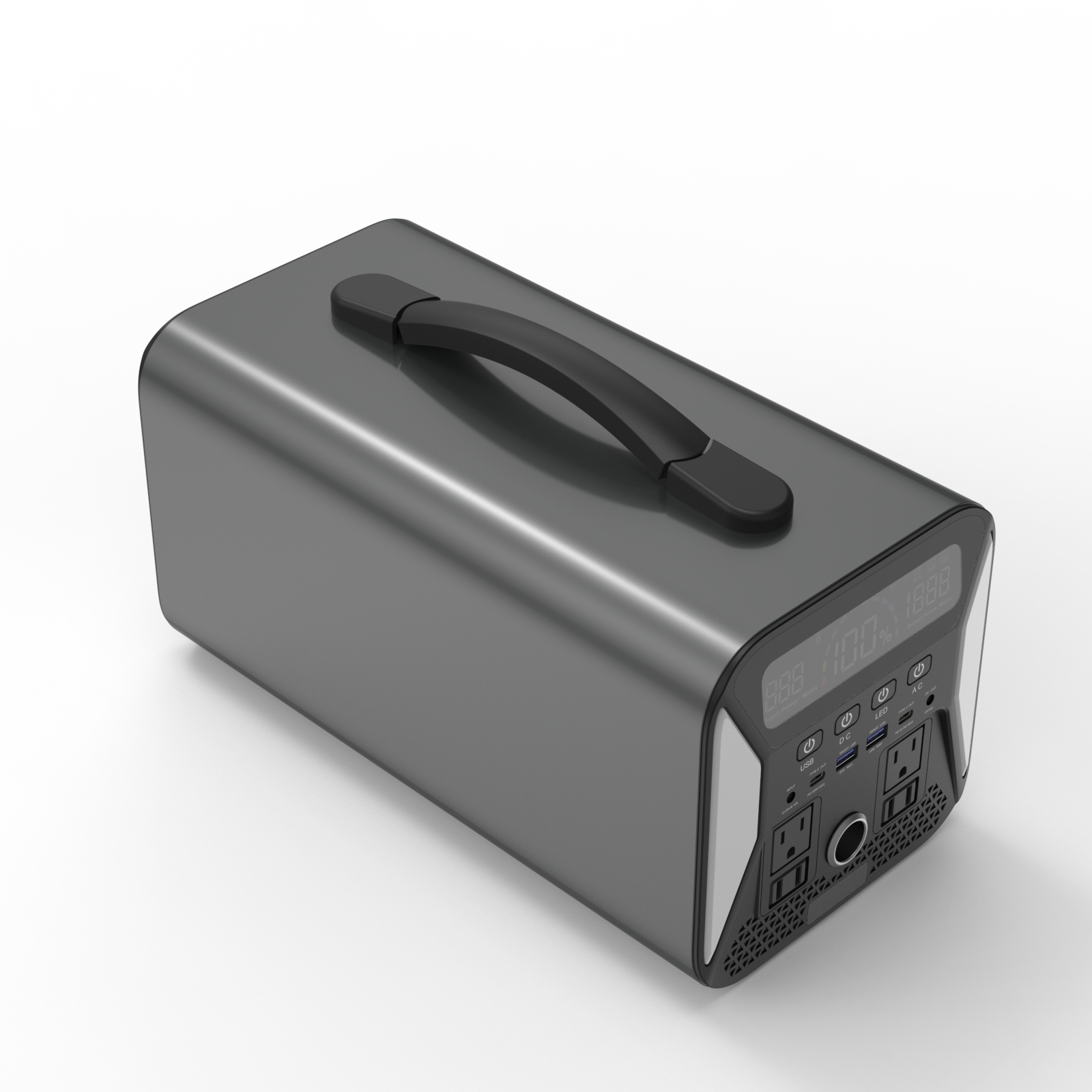 Générateur solaire portatif de capacité élevée de batterie de stockage d'énergie solaire 1000w Lifepo4